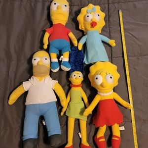 🚫sold🚫Set of Simpsons plushes